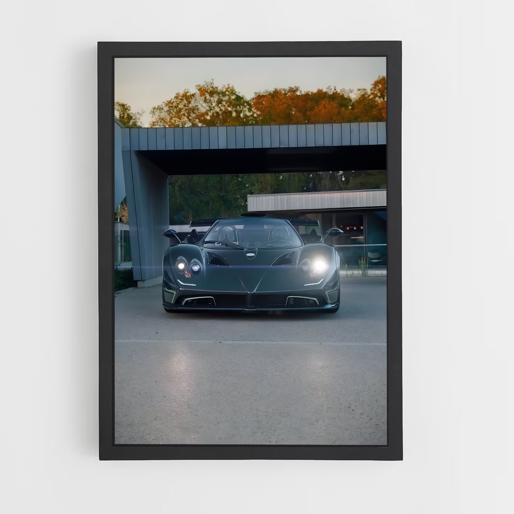 Poster Zonda Vitesse – affiche Pagani (vue 2)